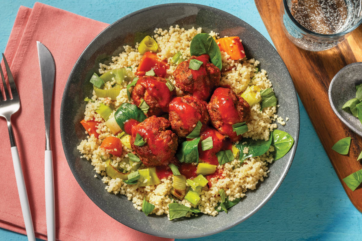 Oven-Baked Beef Meatballs