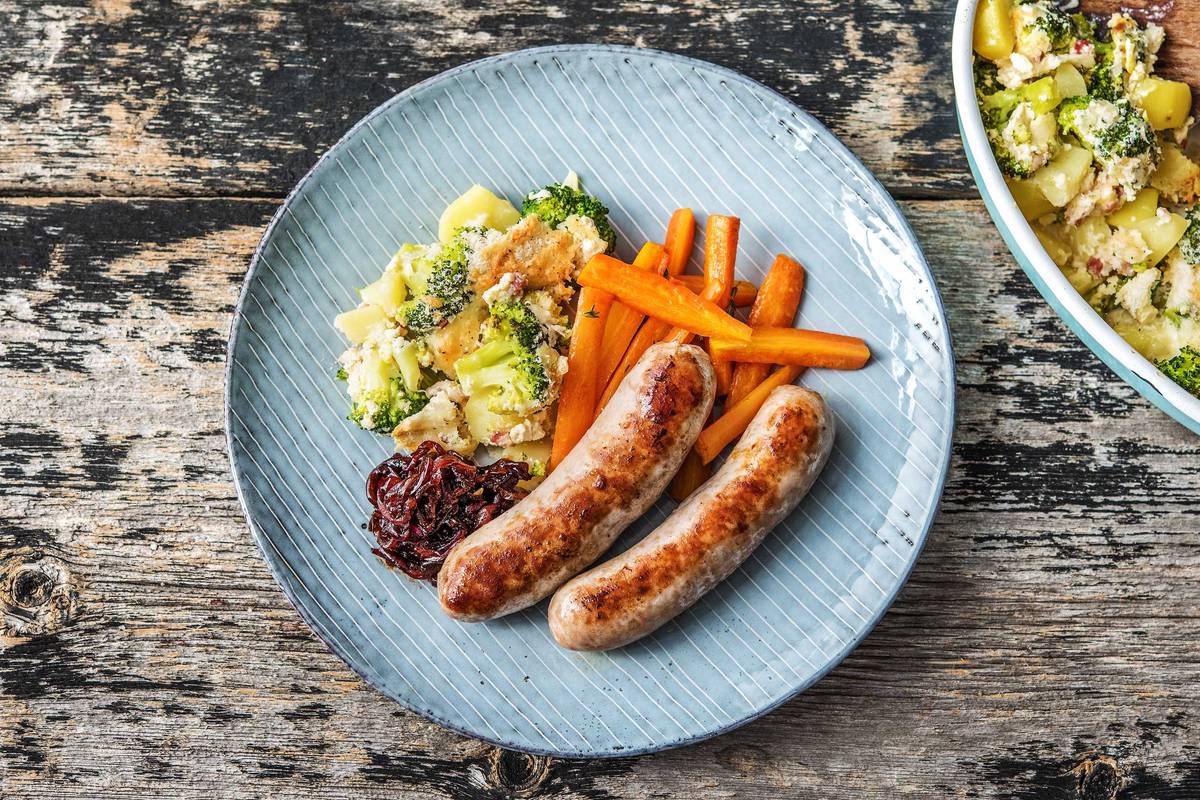 Oven-Baked Sausages