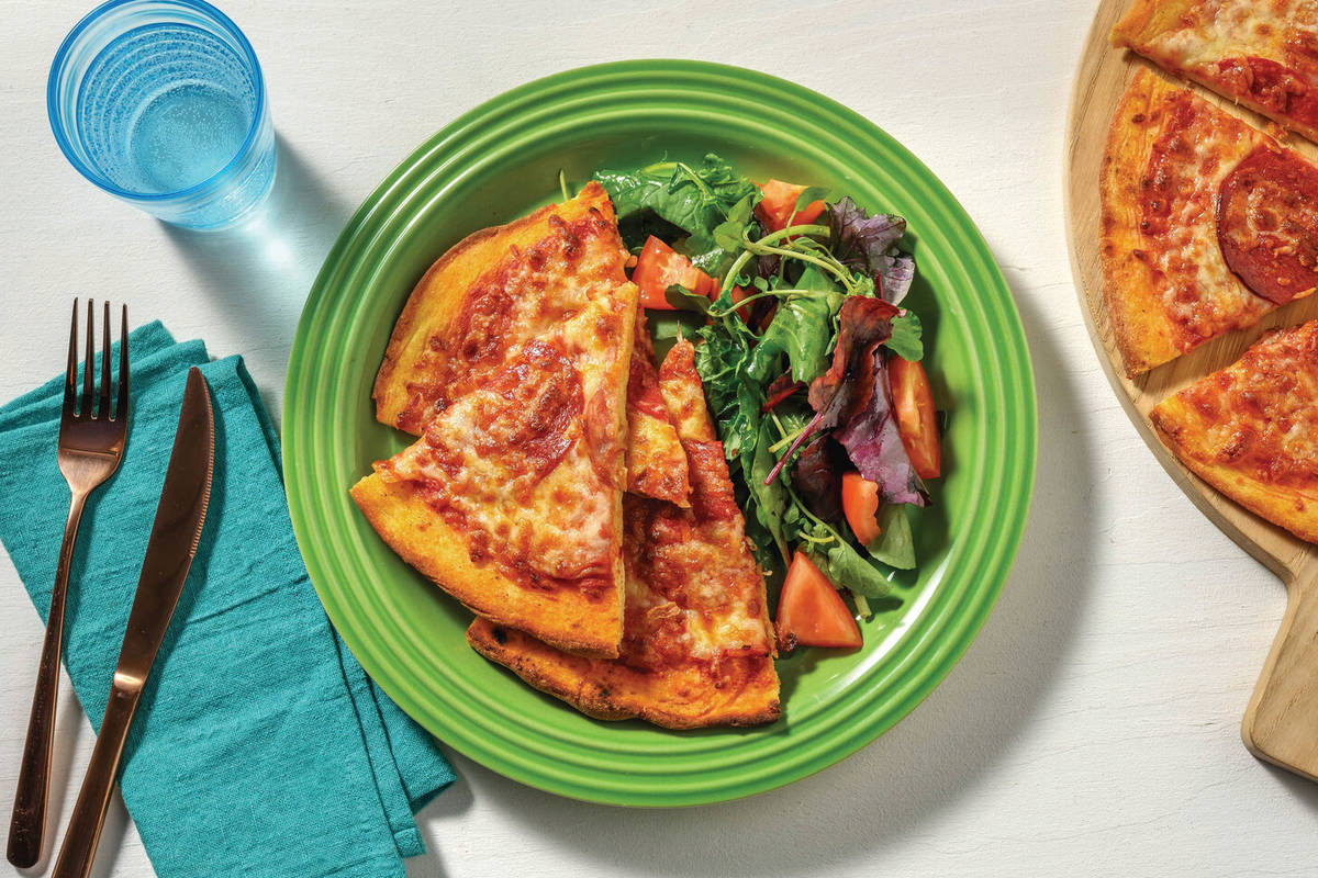 Oven-Ready Chorizo & Salchichon Pizza