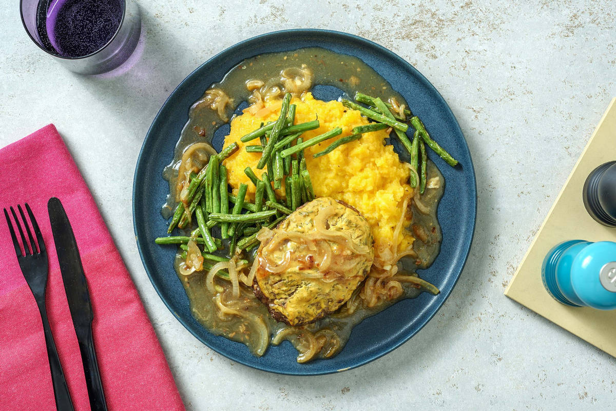 Rosemary Crusted Meatloaf