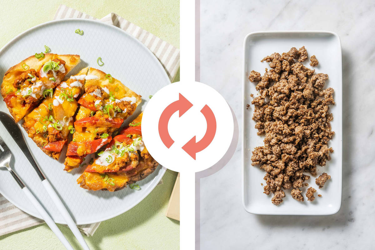 Fajita-Inspired Beef Flatbreads