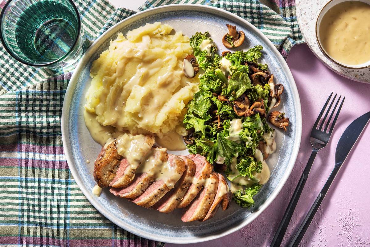 Pan-Fried Duck