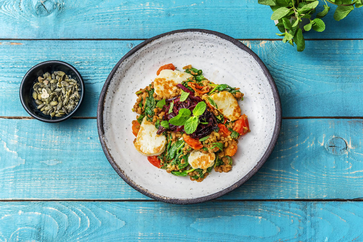 Pan Fried Halloumi