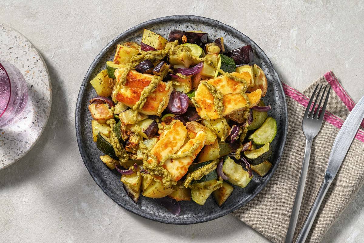Pan-Fried Halloumi