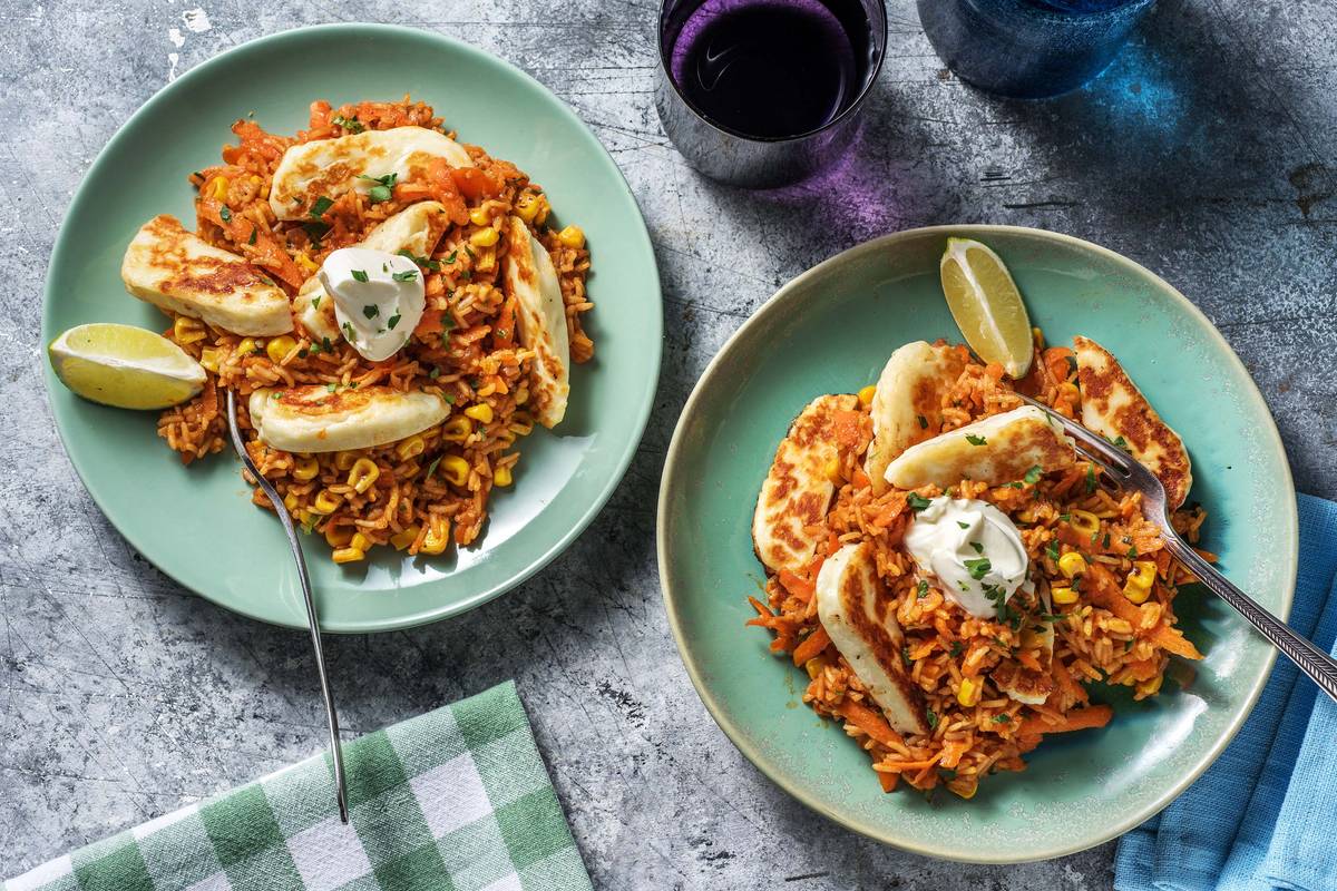 Pan-Fried Halloumi
