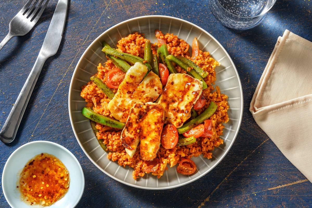 Pan Fried Halloumi