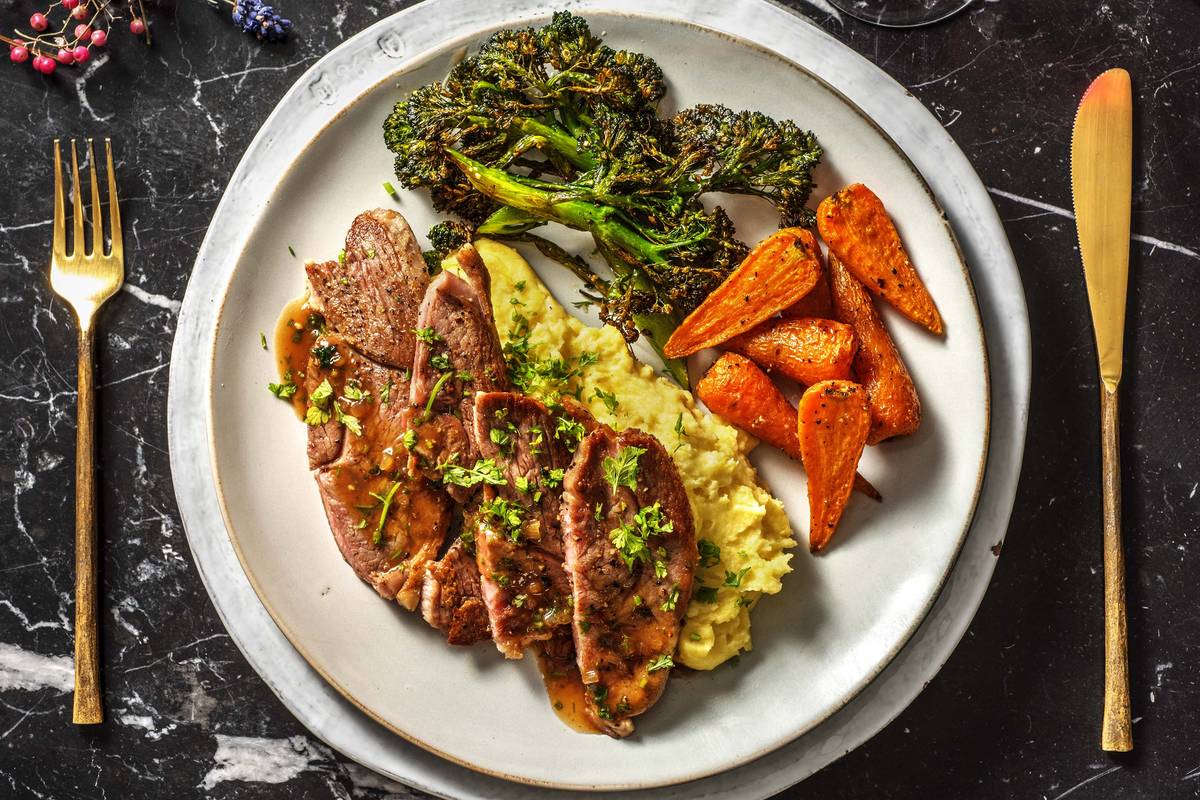 Pan-Fried Lamb Steak
