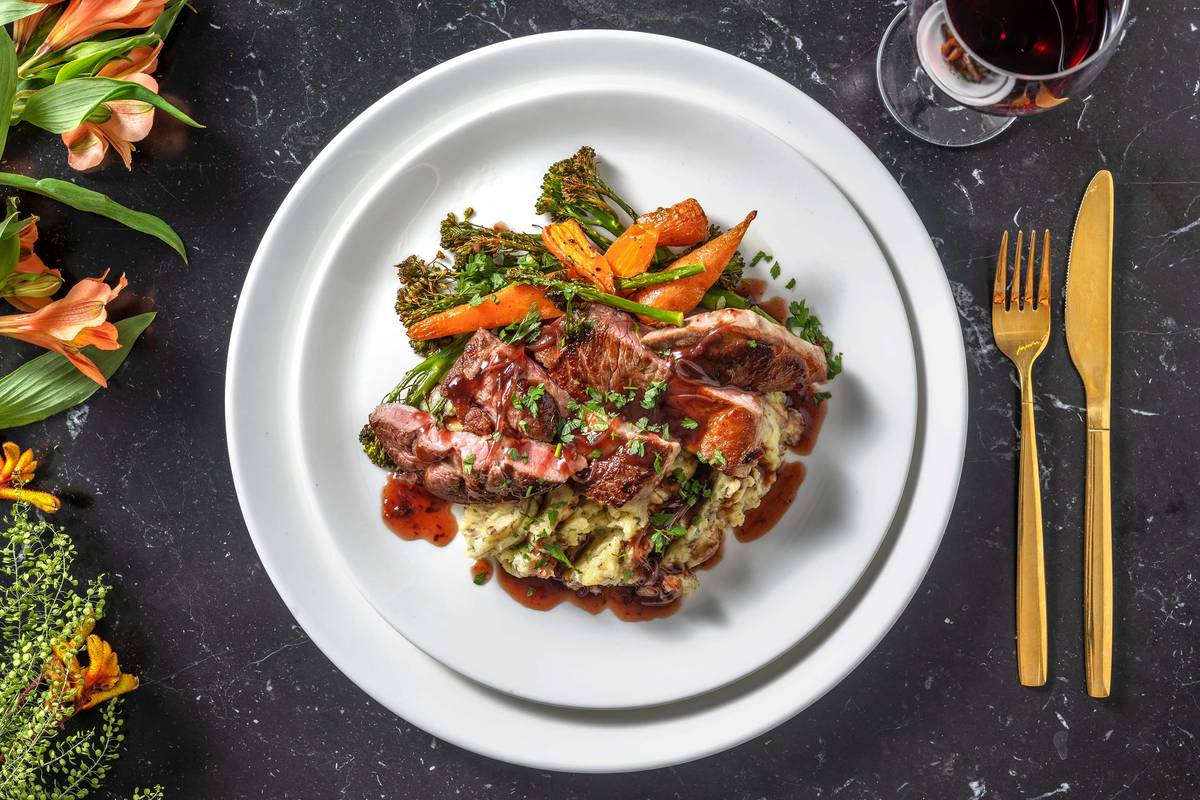 Pan-Fried Lamb Steak