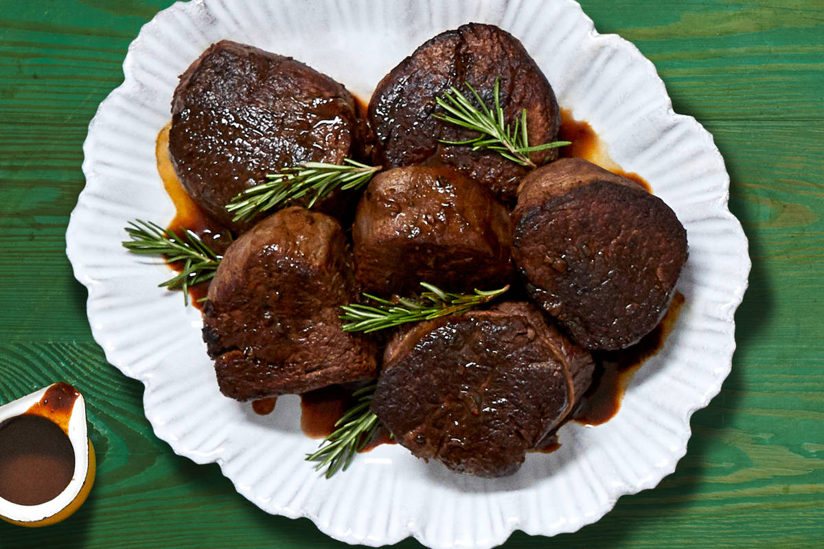 Pan Seared Beef Tenderloin Filets