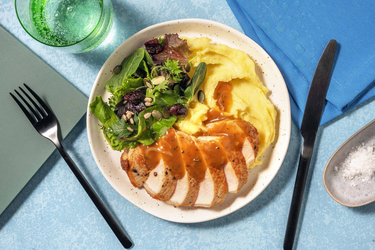 Côtelettes de porc poêlées