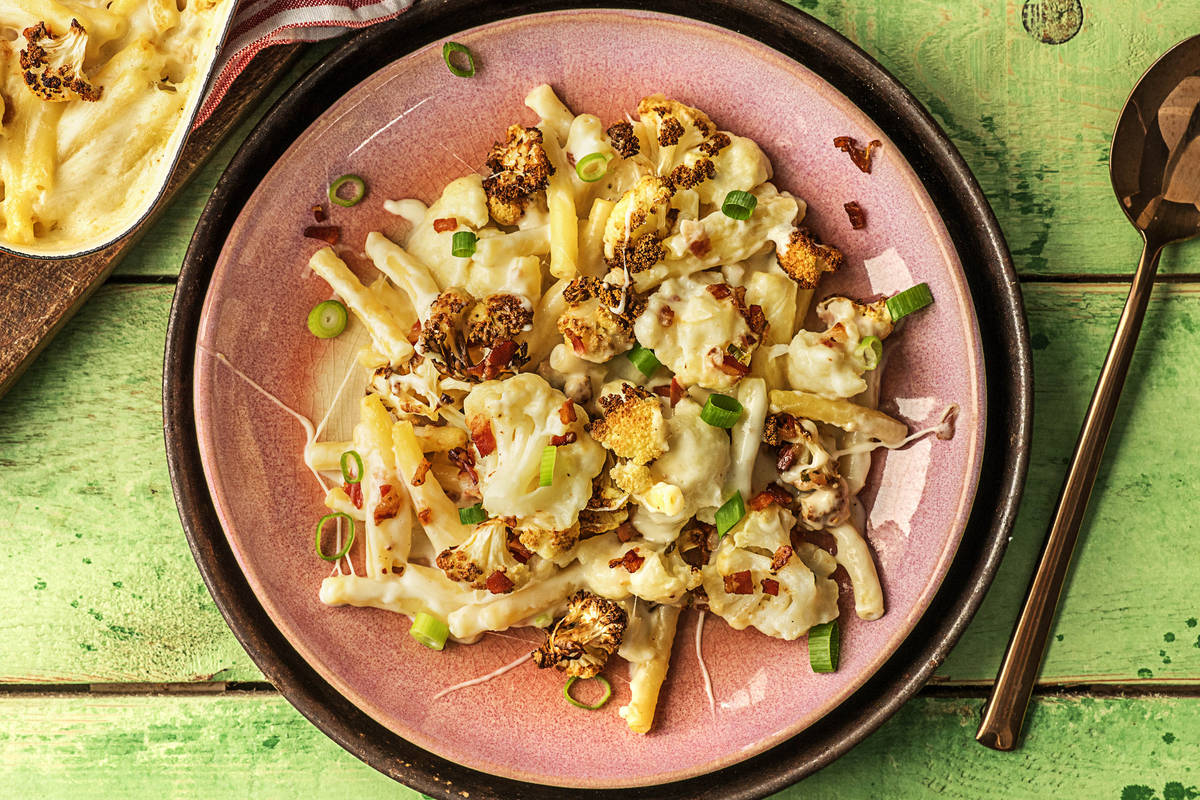 Pancetta-Blumenkohl-Auflauf