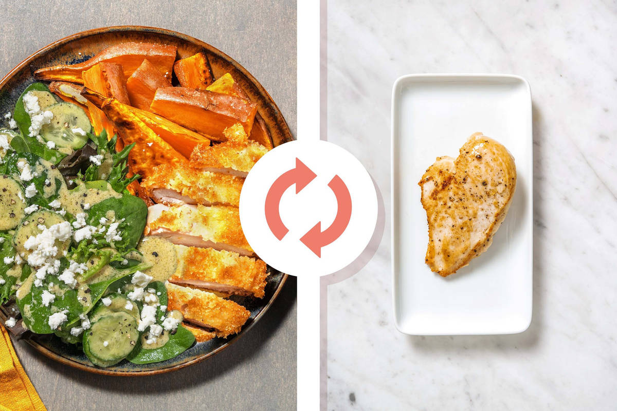 Panko Lemon Crusted Chicken Breasts