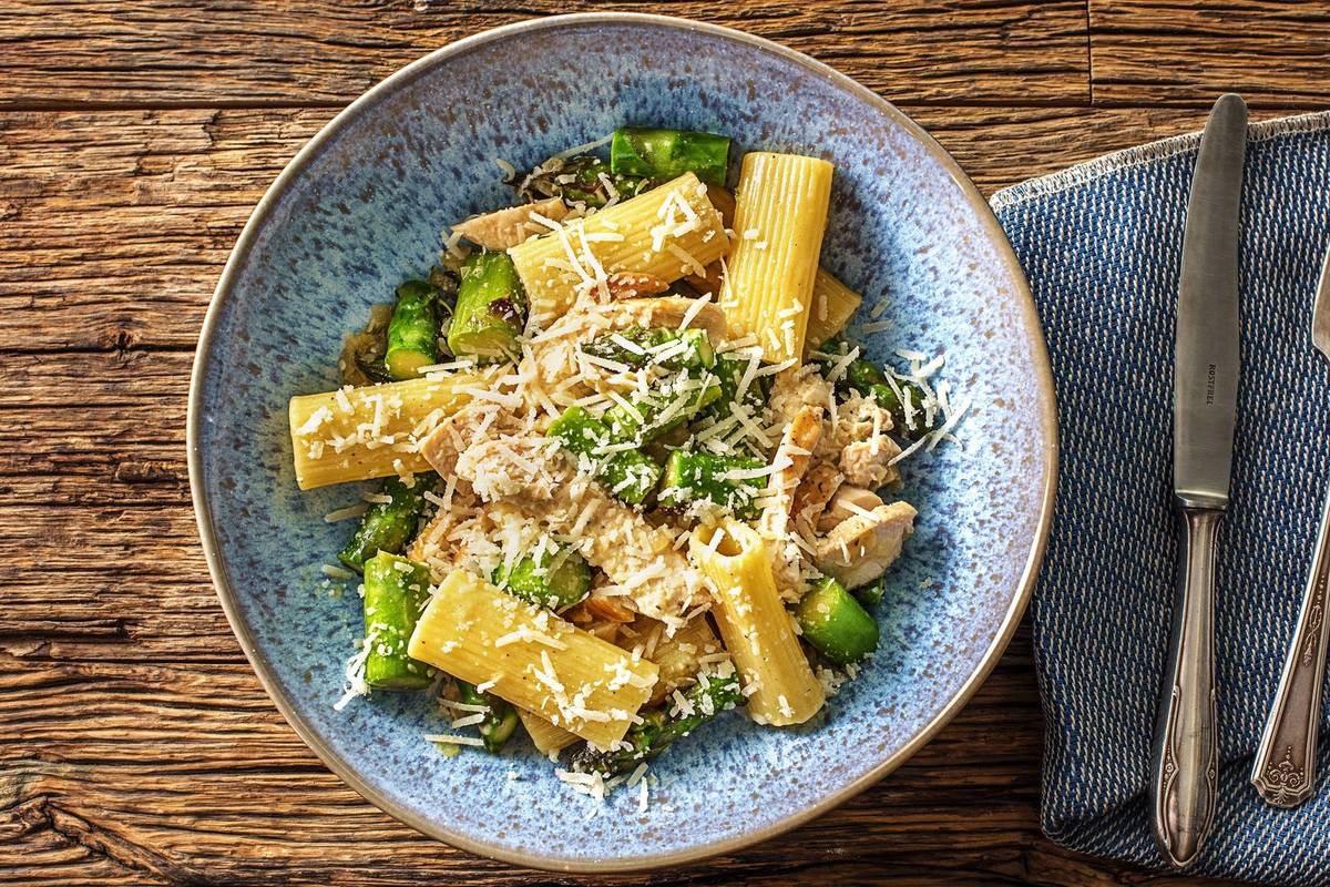 Pan-Seared Chicken Elicoidali