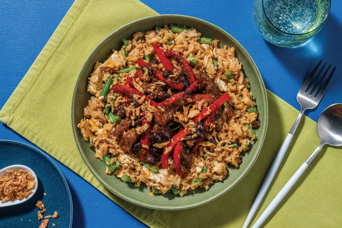 Peppery Black Bean Beef & Capsicum