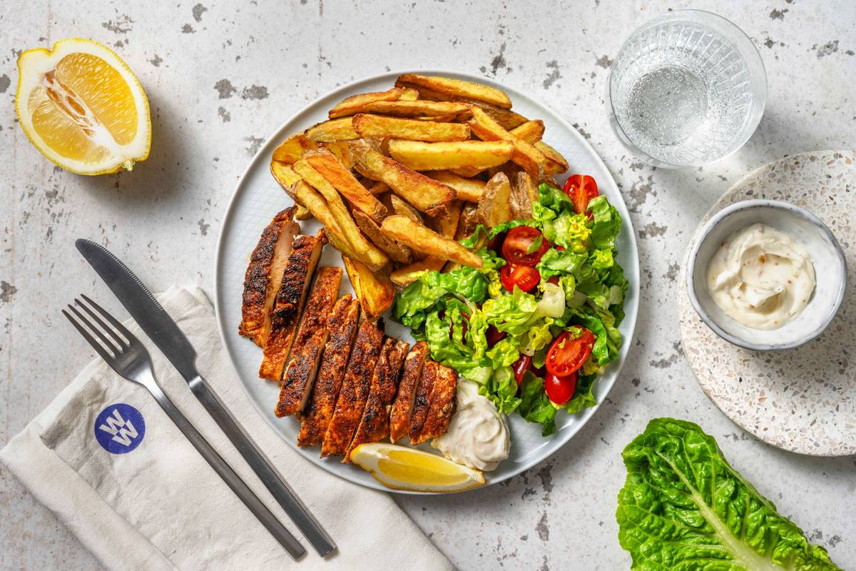 Peri Peri Chicken and Chips