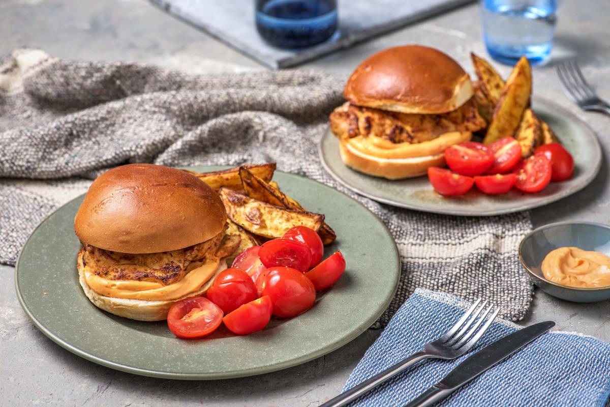 Peri Peri Chicken Burger