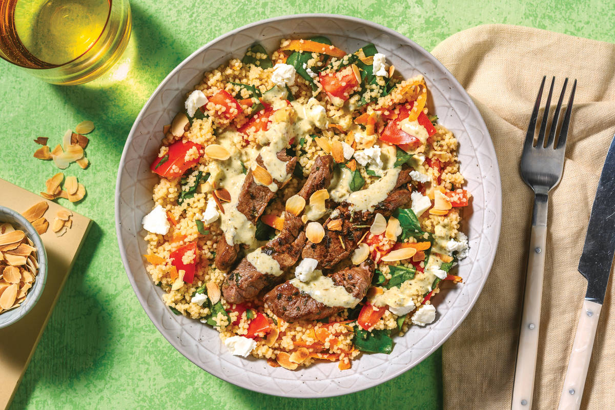 Herby Beef & Wholemeal Veggie Couscous