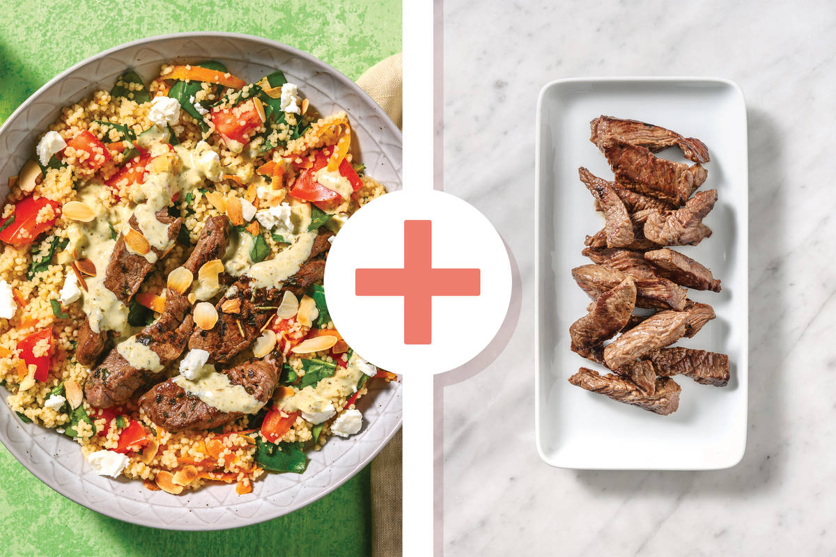 Double Herby Beef & Wholemeal Veggie Couscous