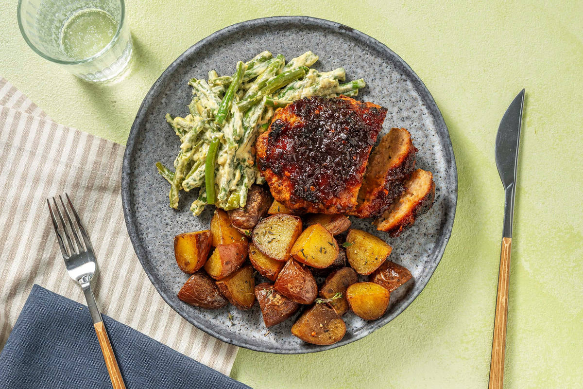 Smart Mini Fig-Glazed Turkey Meatloaves