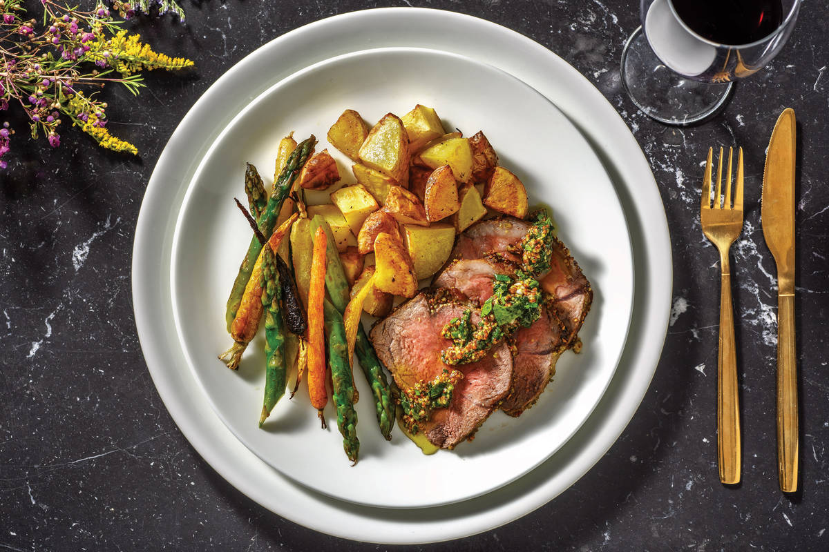 Pistachio-Crusted Lamb