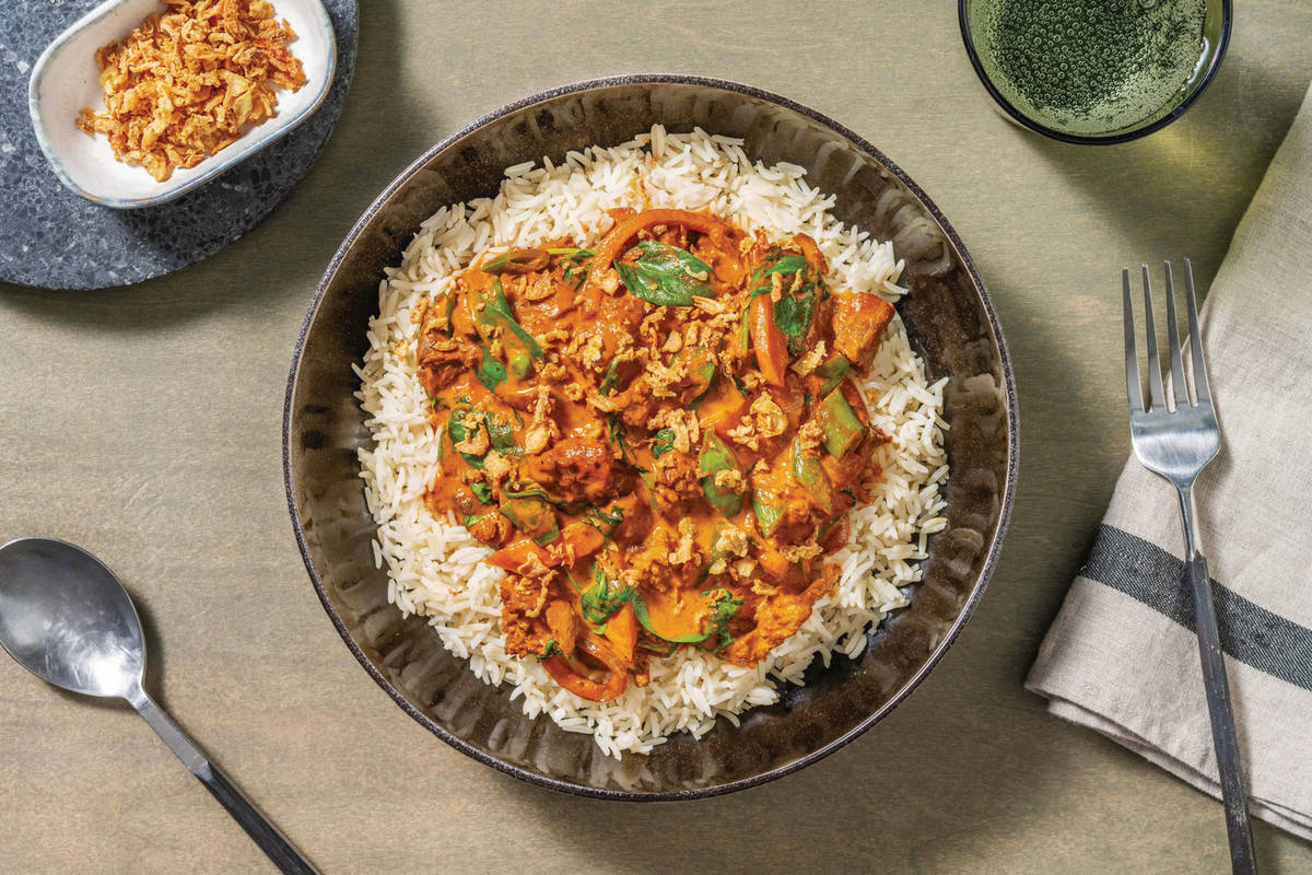 Plant-Based Beef & Coconut Curry