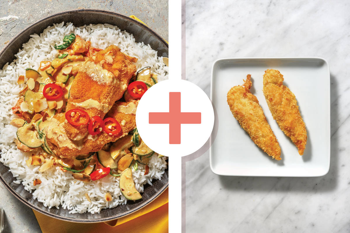 Plant-Based Chick'n & Mumbai Curry Sauce