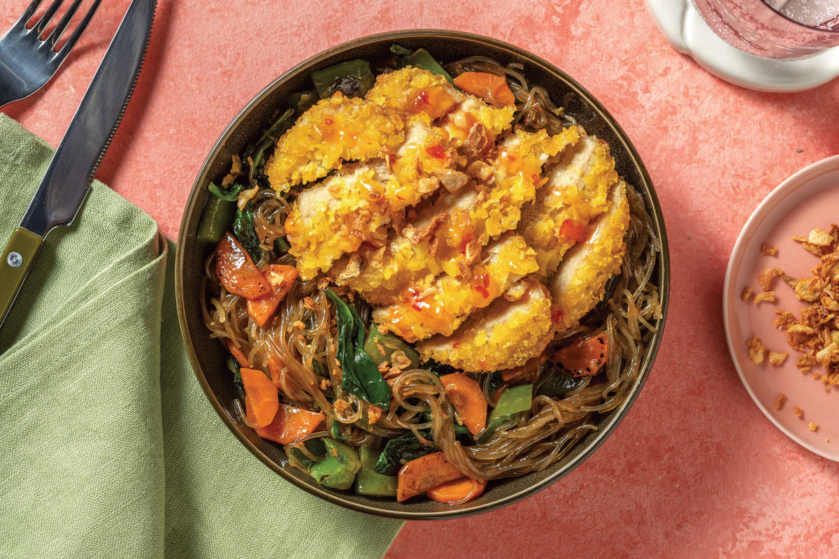 Quick Plant Based Chick’n Noodle Stir-Fry