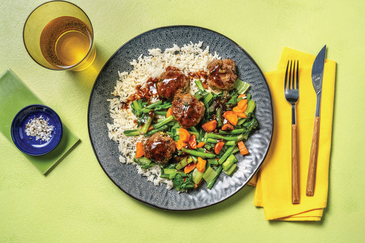 Plant-Based Ginger 'Beef' Rissoles