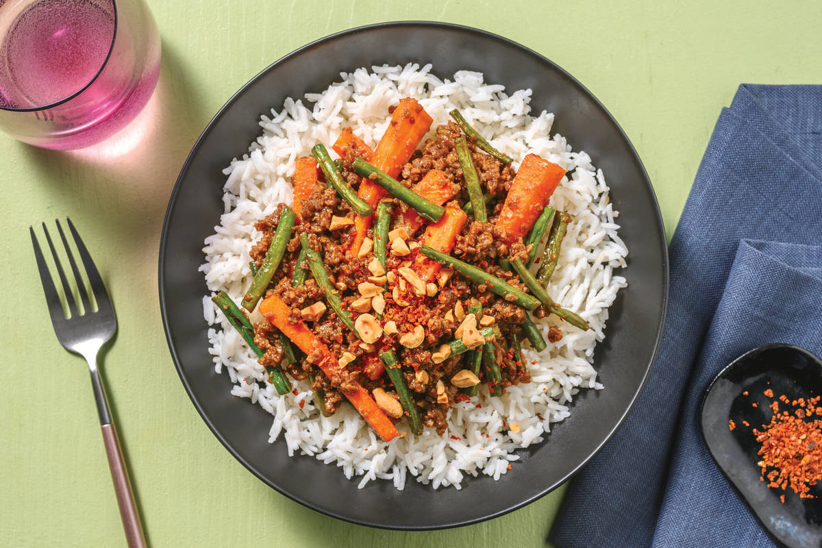 Plant-Based Mince & Veggie Stir Fry