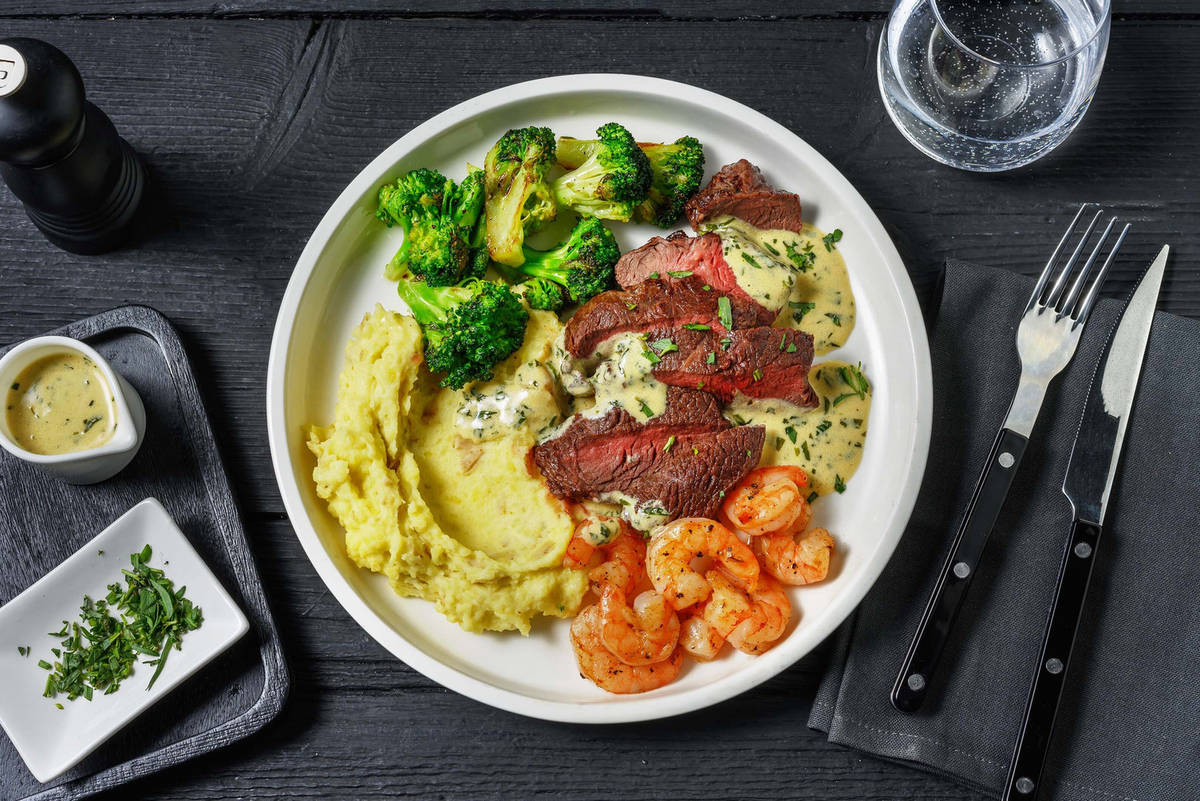 Classic Surf and Steak Dinner