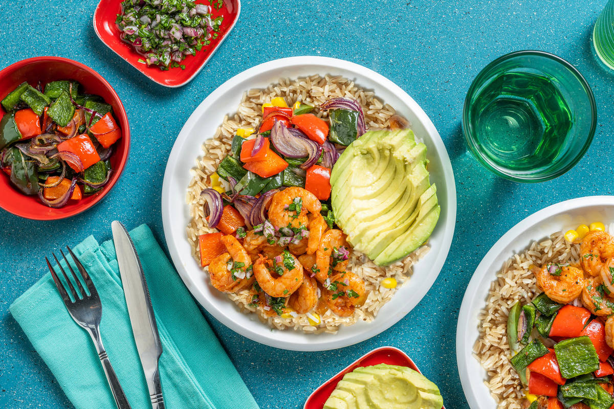 Chimichurri Shrimp Platters