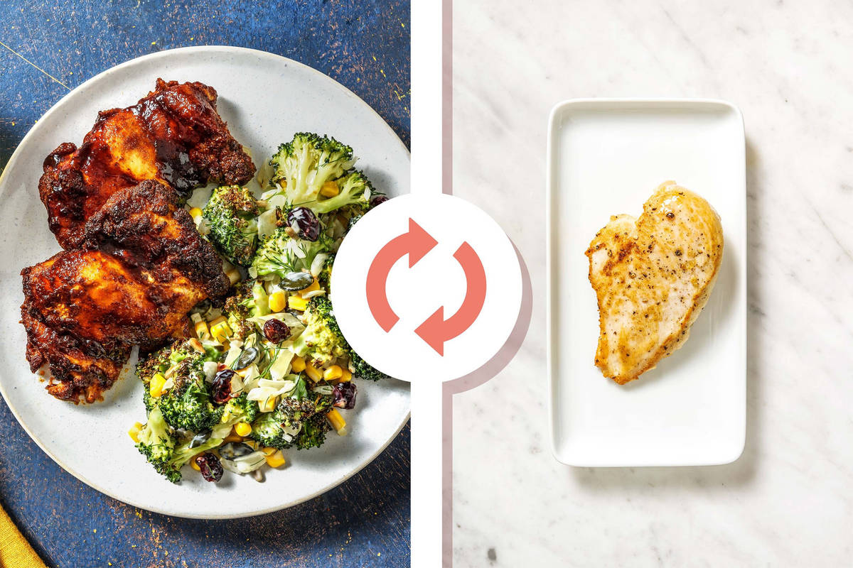 Poitrines de poulet aux épices BBQ