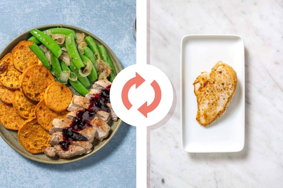 Poitrines de poulet BBQ aux bleuets