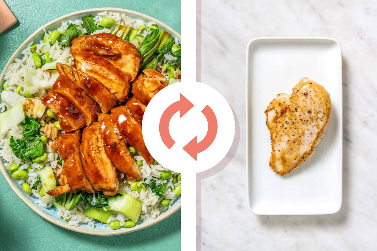 Poitrines de poulet poêlées au soya sucré