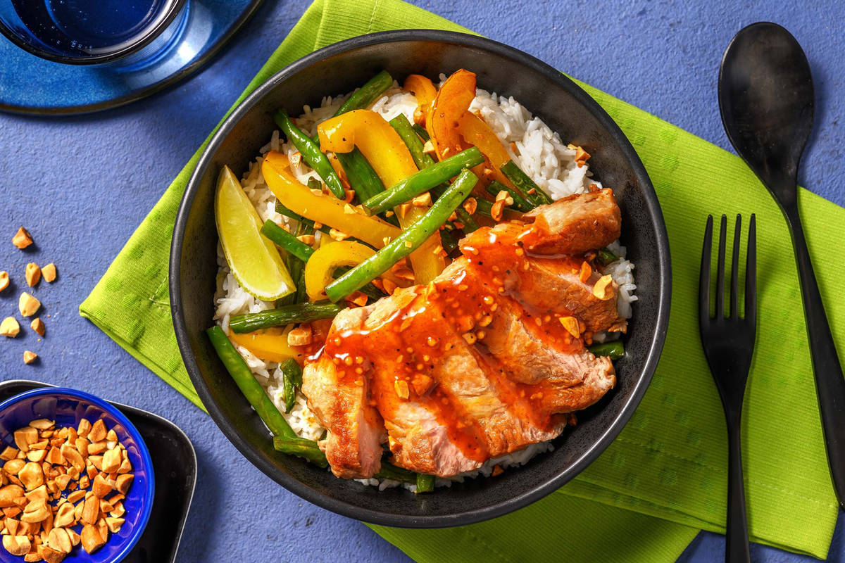 Thai-Inspired Ginger Pork Chops