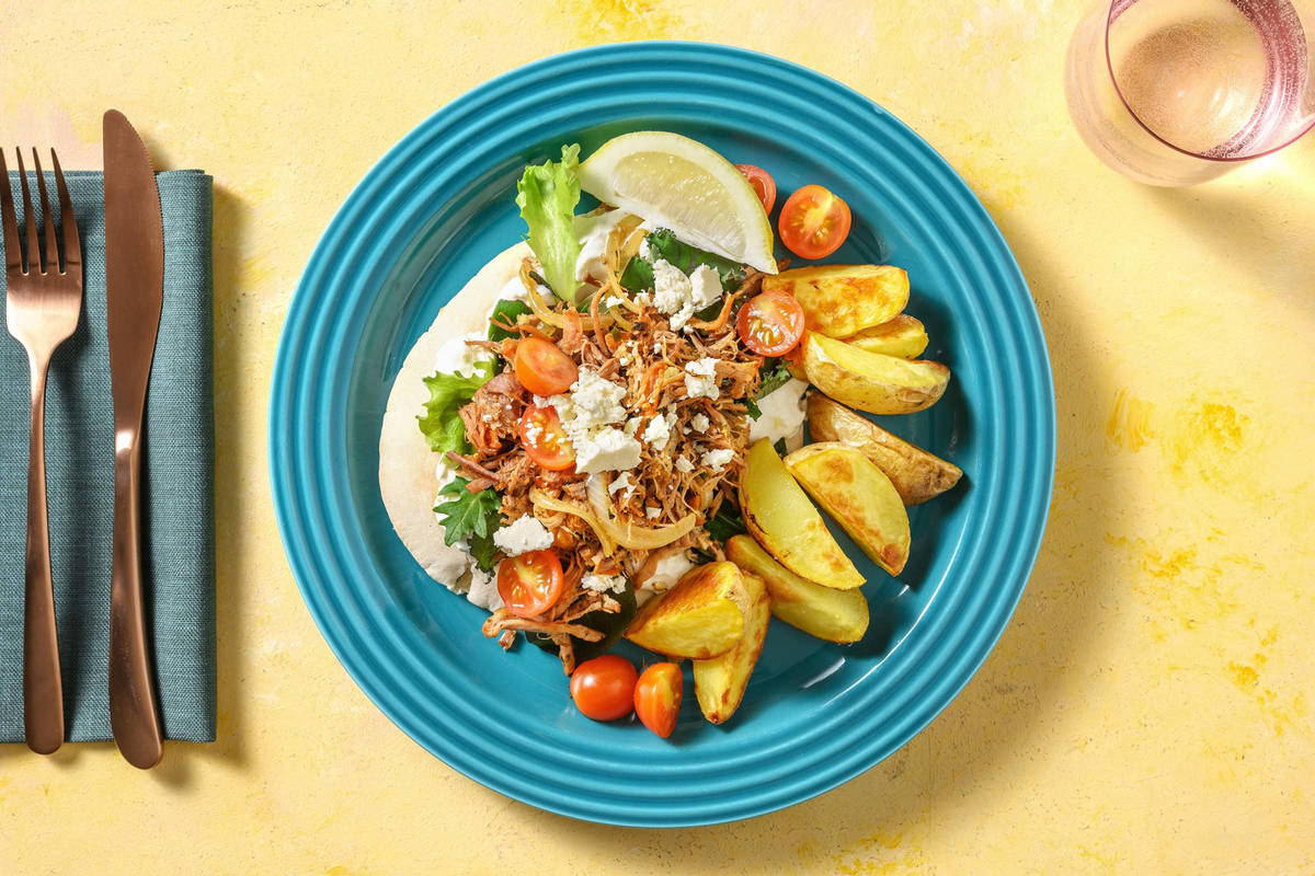 Pork Gyro Inspired Dinner