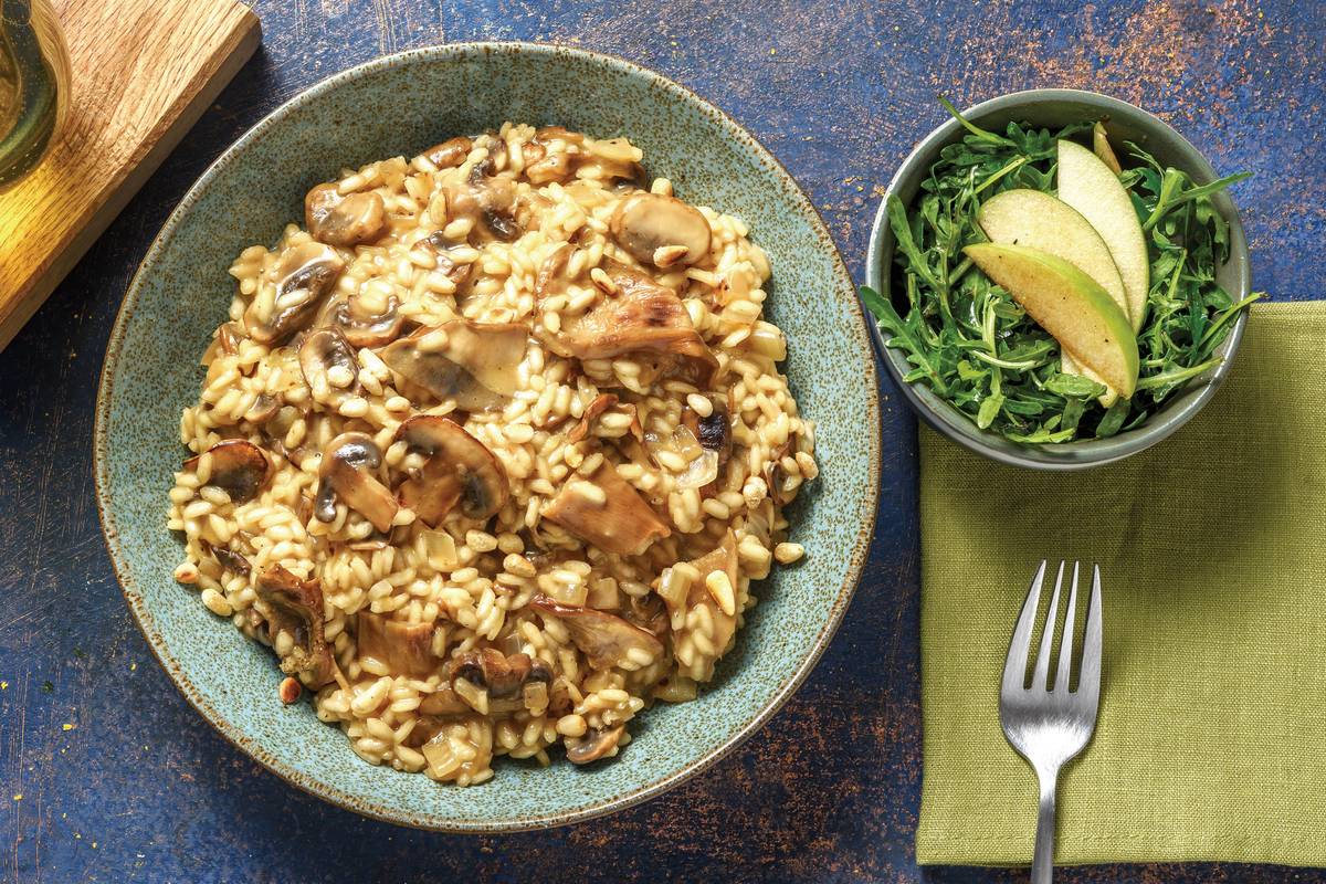 Baked Mushroom Risotto