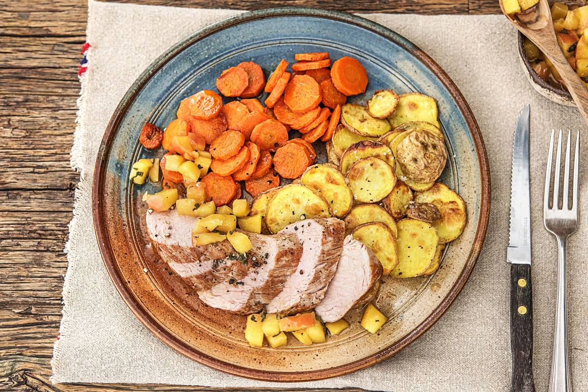 Pork and Apple Sauce