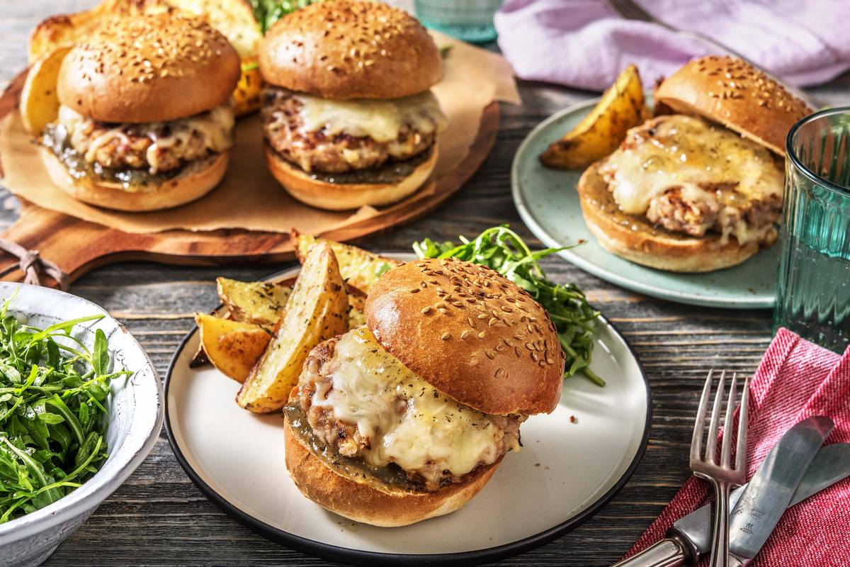 Pork & Apple Burger