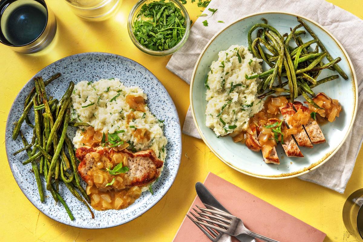 Pork Chops with Onion Gravy