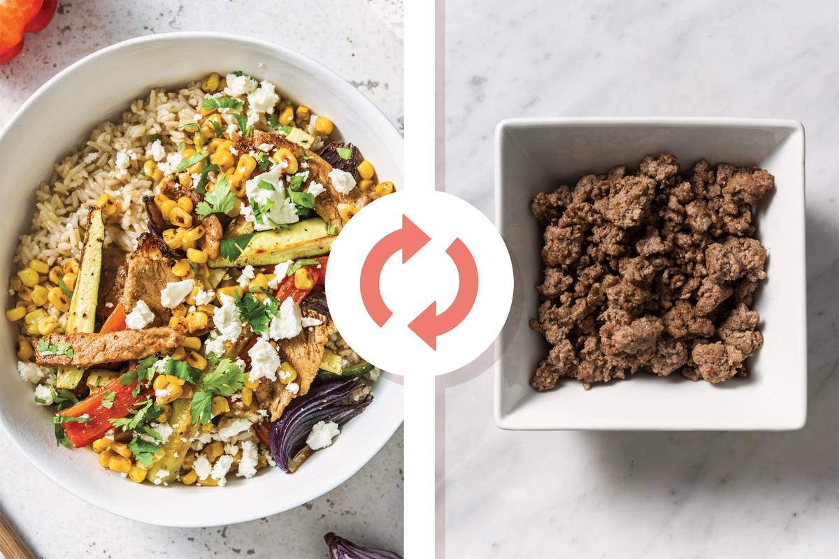 Loaded Plant-Based Mince Fajita Bowl