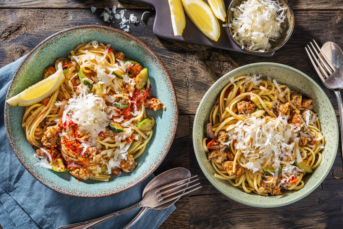 Pork Linguine