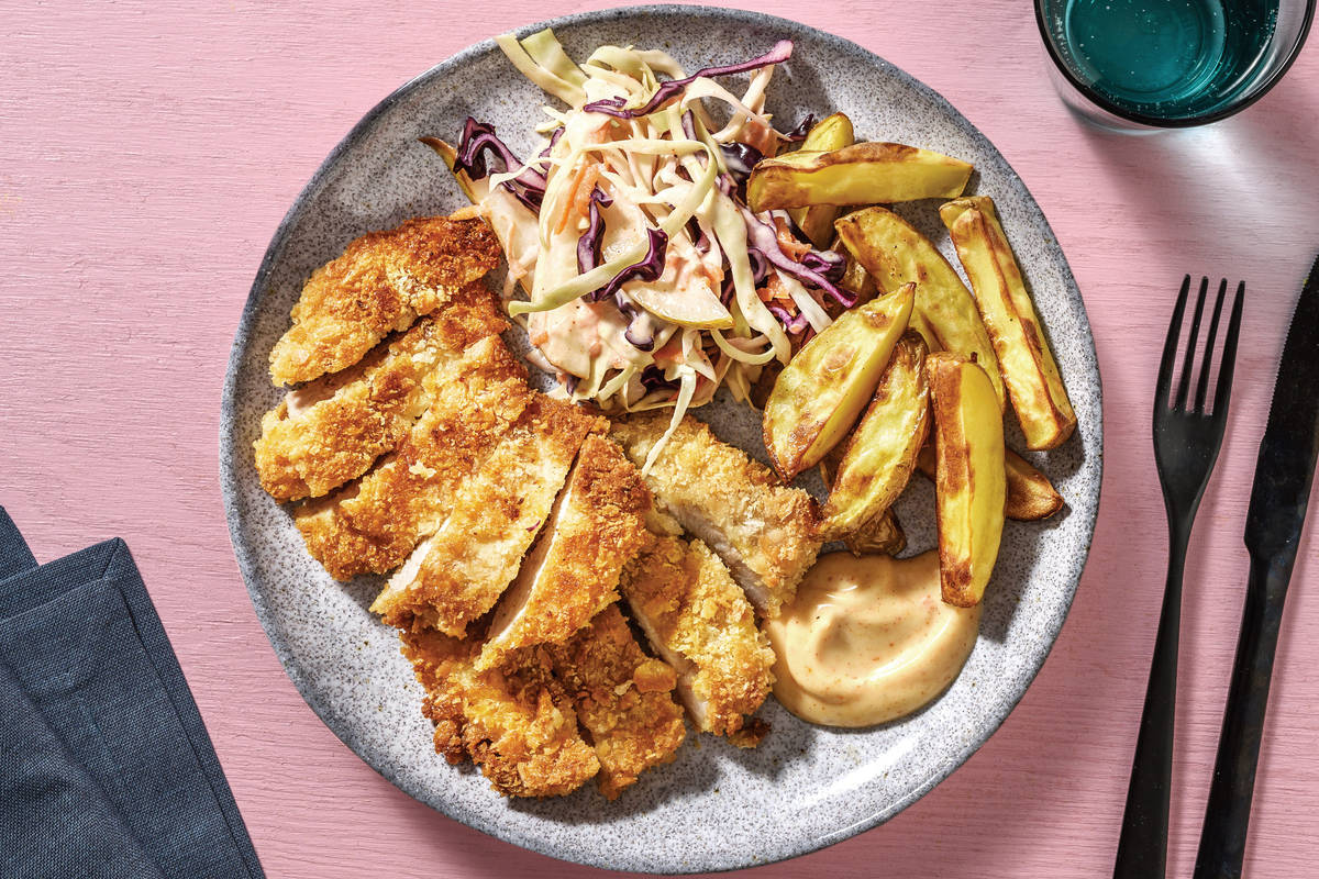 Pork Schnitzel & Fries
