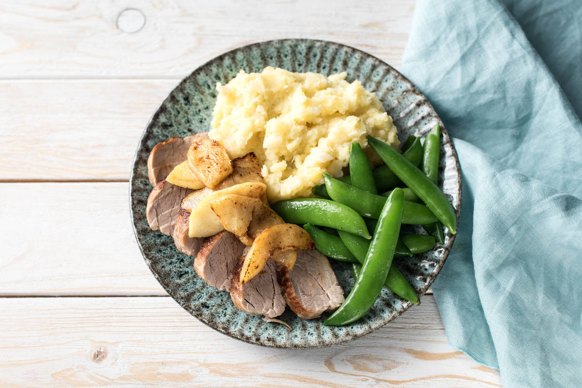 Pork with Caramelised Apple