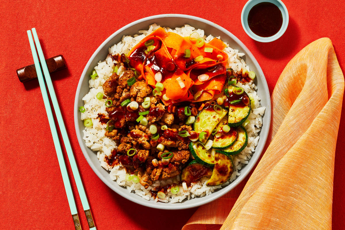 Chicken & Zucchini Bibimbap