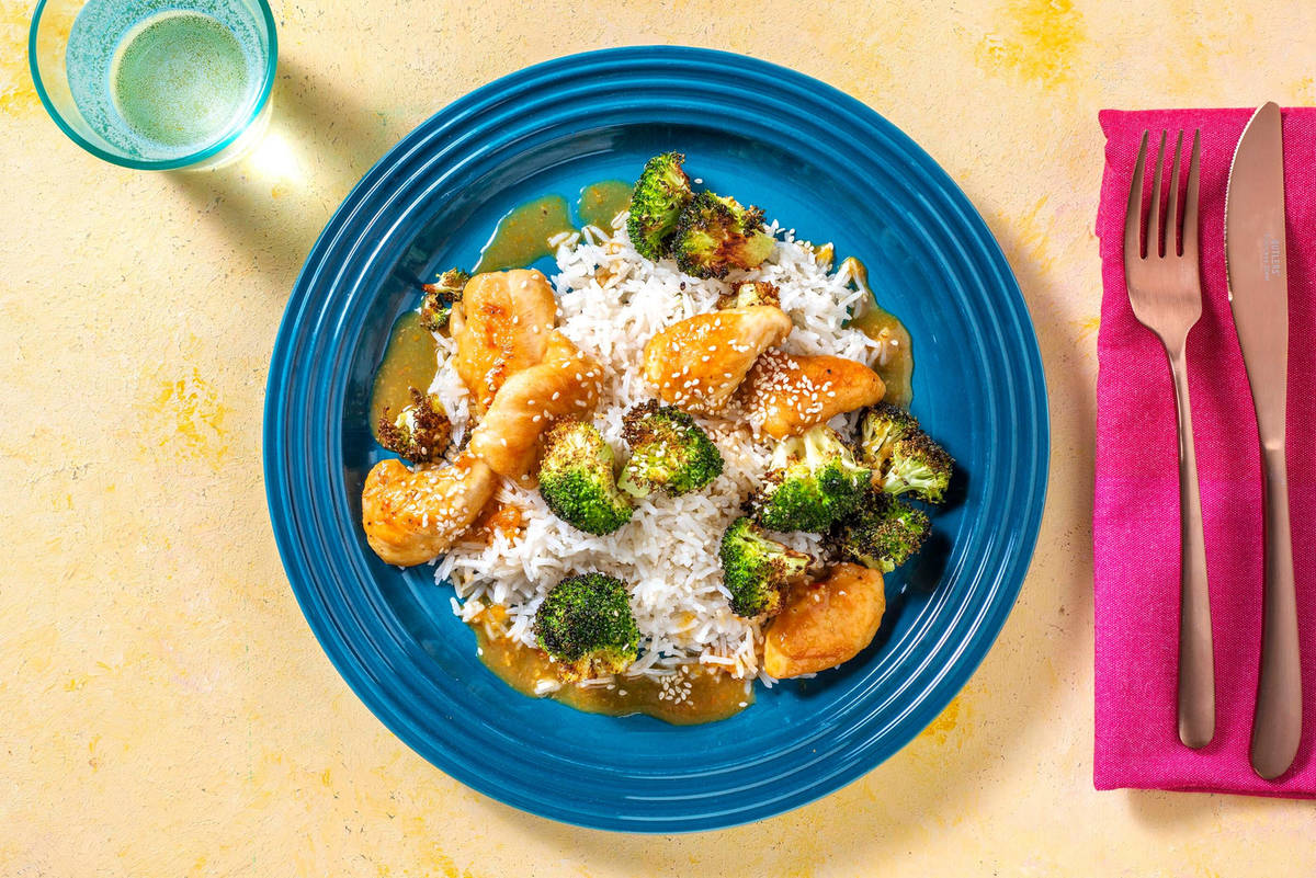 Poulet à l’orange à la chinoise