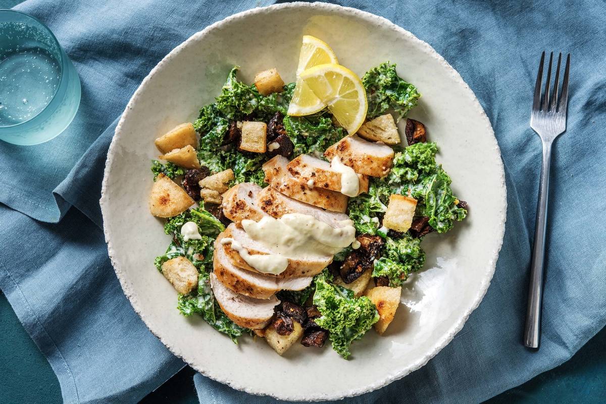 Lemony Chicken and Mushrooms