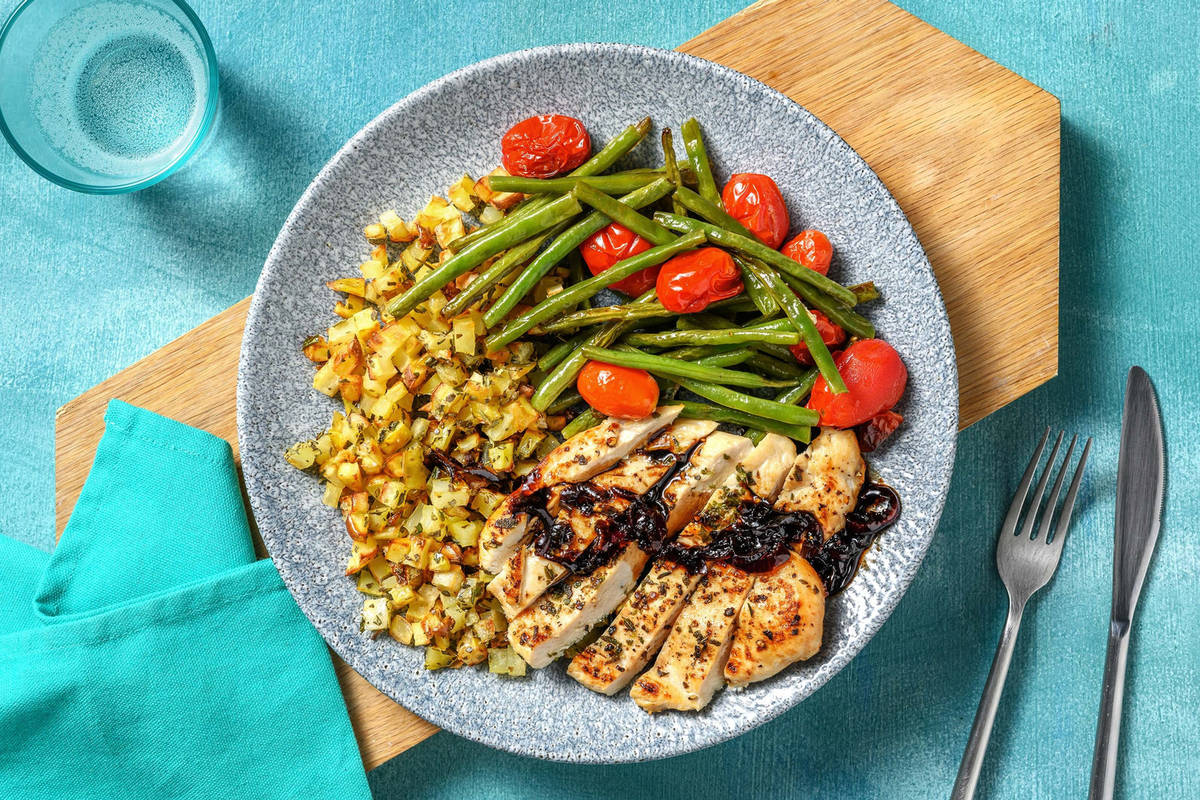 Italian-Style Chicken and Balsamic Onions