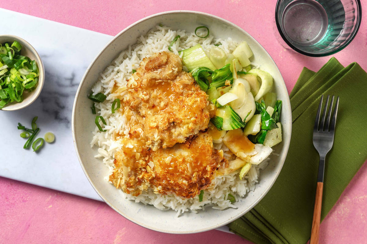 Poulet aux amandes façon asiatique