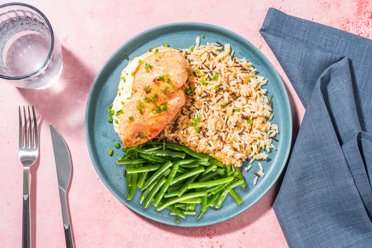 Chive Double Chicken and Wild Rice